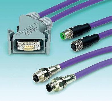 圖1 現(xiàn)場總線連接器利用一進、一出兩個通道和可開關(guān)控制的終端電阻，可構(gòu)成線性結(jié)構(gòu)的網(wǎng)絡(luò)