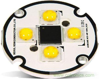 Acrich2　ACLED在LED數(shù)量增加、亮度表現(xiàn)提升，可直接AC電源驅(qū)動(dòng)，簡(jiǎn)省驅(qū)動(dòng)電路設(shè)計(jì)空間與成本