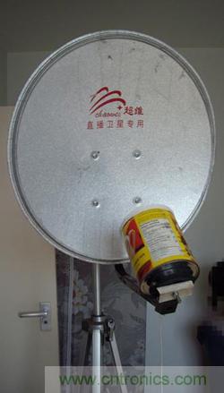 最簡單使用的天線&mdash;&mdash;罐頭天線，可做正饋大鍋饋源！ 