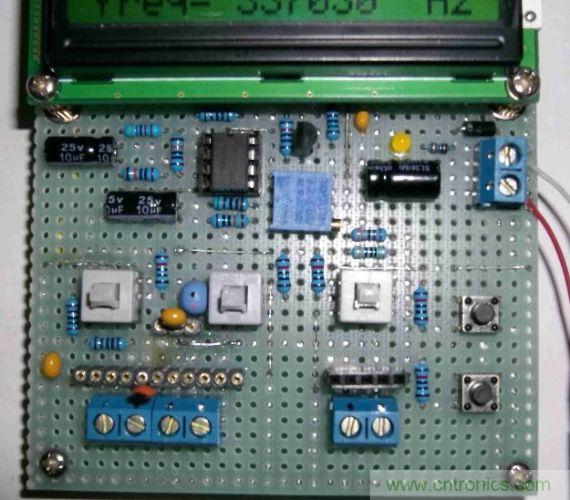 DIY集電容、電感和頻率為一體的測量儀器