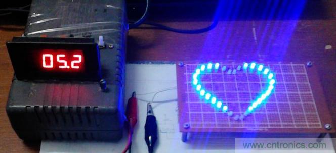 三八節(jié)將至！DIY心形LED流水燈！你們懂的~