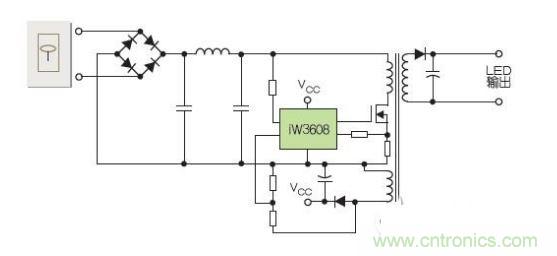 初級側(cè)驅(qū)動器可通過在輸出級使用變壓器，設(shè)計成隔離式配置；或通過使用電感器替代輸出變壓器，并選用降壓控制器替代反激電路，設(shè)計成非隔離配置。