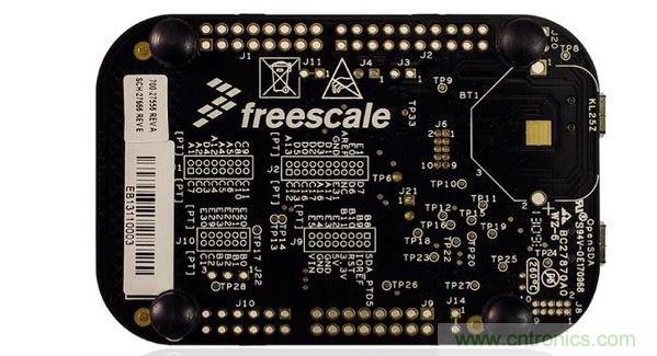 飛思卡爾傳感器融合套件中的開發(fā)板。(圖像：飛思卡爾)