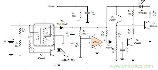 神級(jí)反激式開關(guān)電源，在1.1V電壓下點(diǎn)亮了HBLED燈！