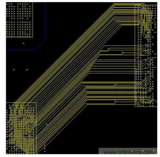 設(shè)計(jì)師可以選擇未打包模式將走線間距加大一些。