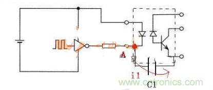 光耦電路中，限流電阻位置有什么影響？