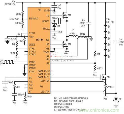 限制功率損耗？把同步降壓LED驅(qū)動器當成升壓轉(zhuǎn)換器行不行？