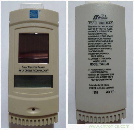 圖1：拆解前TX61U-IT的正面和背面圖片。