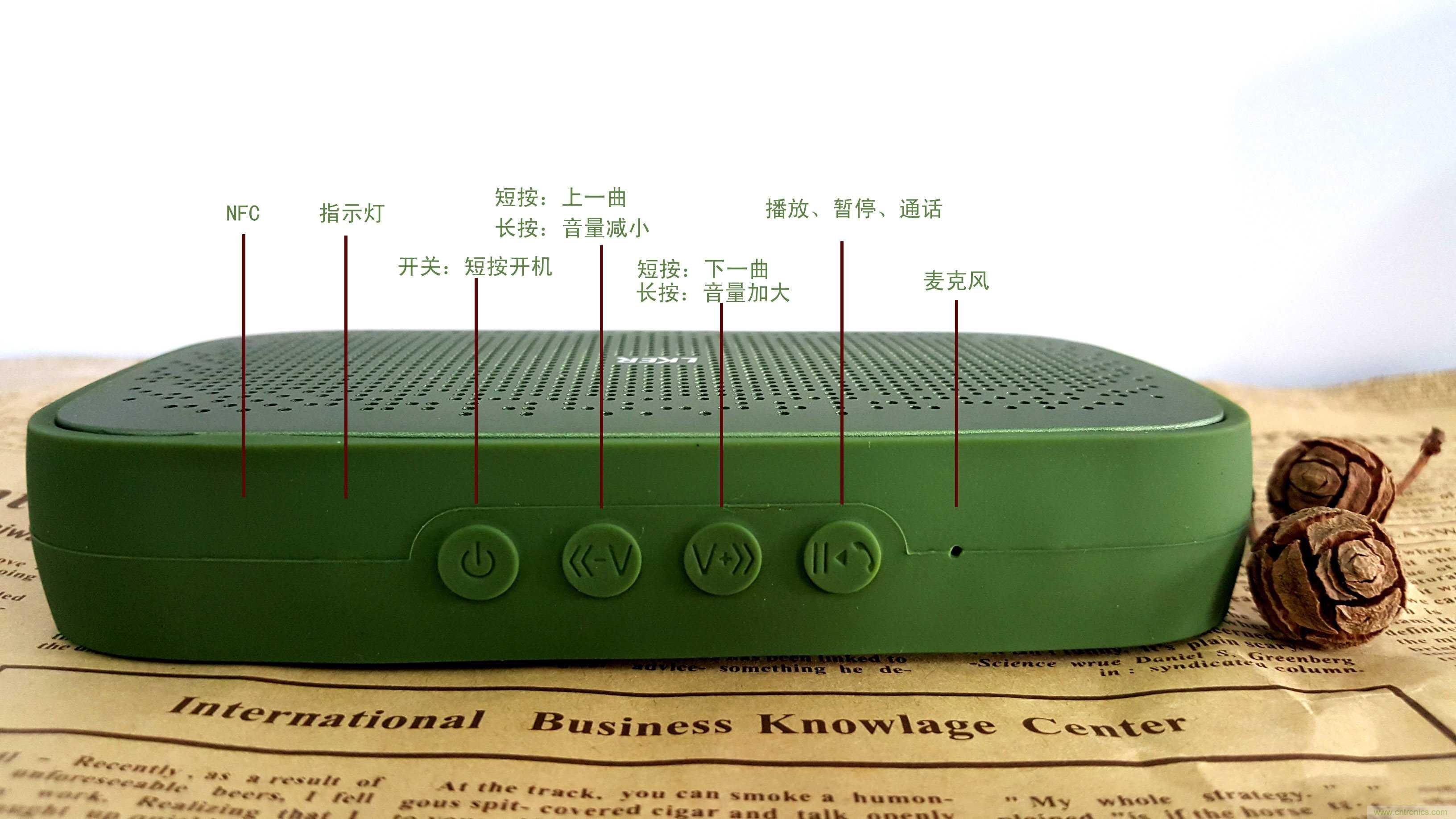 搞怪&ldquo;美人魚&rdquo;盡享靈克藍(lán)牙音箱的天籟之音！