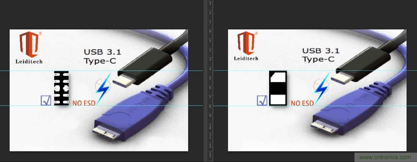 Leiditech推出超低電容ESD，用來(lái)保護(hù)USB Type-C