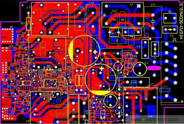【導(dǎo)讀】對于一個新設(shè)計的電路板，調(diào)試起來往往會遇到一些困難，特別是當(dāng)板比較大、元件比較多時，往往無從下手。但如果掌握好一套合理的調(diào)試方法，調(diào)試起來將會事半功倍。  　　對于剛拿回來的新pcb板，我們首先要大概觀察一下，板上是否存在問題，例如是否有明顯的裂痕，有無短路、開路等現(xiàn)象。如果有必要的話，可以檢查一下電源跟地線之間的電阻是否足夠大。  　　然后就是安裝元件了。相互獨立的模塊，如果您沒有把握保證它們工作正常時，最好不要全部都裝上，而是一部分一部分的裝上（對于比較小的電路，可以一次全部裝上），這樣容易確定故障范圍，免得到時遇到問題時，無從下手。一般來說，可以把電源部分先裝好，然后就上電檢測電源輸出電壓是否正常。如果在上電時您沒有太大的把握（即使有很大的把握，也建議您加上一個保險絲，以防萬一），可考慮使用帶限流功能的可調(diào)穩(wěn)壓電源。先預(yù)設(shè)好過流保護(hù)電流，然后將穩(wěn)壓電電源的電壓值慢慢往上調(diào)，并監(jiān)測輸入電流、輸入電壓以及輸出電壓。如果往上調(diào)的過程中，沒有出現(xiàn)過流保護(hù)等問題，且輸出電壓也達(dá)到了正常，則說明電源部分OK。反之，則要斷開電源，尋找故障點，并重復(fù)上述步驟，直到電源正常為止。  　　接下來逐漸安裝其它模塊，每安裝好一個模塊，就上電測試一下，上電時也是按照上面的步驟，以避免因為設(shè)計錯誤或/和安裝錯誤而導(dǎo)致過流而燒壞元件。  　　尋找故障的辦法一般有下面幾種：  　?、贉y量電壓法。首先要確認(rèn)的是各芯片電源引腳的電壓是否正常，其次檢查各種參考電壓是否正常，另外還有各點的工作電壓是否正常等。例如，一般的硅三極管導(dǎo)通時，BE結(jié)電壓在0.7V左右，而CE結(jié)電壓則在0.3V左右或者更小。如果一個三極管的BE結(jié)電壓大于0.7V（特殊三極管除外，例如達(dá)林頓管等），可能就是BE結(jié)就開路。  　?、谛盘栕⑷敕?。將信號源加至輸入端，然后依次往后測量各點的波形，看是否正常，以找到故障點。有時我們也會用更簡單的辦法，例如用手握一個鑷子，去碰觸各級的輸入端，看輸出端是否有反應(yīng)，這在音頻、視頻等放大電路中常使用（但要注意，熱底板的電路或者電壓高的電路，不能使用此法，否則可能會導(dǎo)致觸電）。如果碰前一級沒有反應(yīng)，而碰后一級有反應(yīng)，則說明問題出在前一級，應(yīng)重點檢查。  　?、郛?dāng)然，還有很多其它的尋找故障點的方法，例如看、聽、聞、摸等。&ldquo;看&rdquo;就是看元件有無明顯的機(jī)械損壞，例如破裂、燒黑、變形等;&ldquo;聽&rdquo;就是聽工作聲音是否正常，例如一些不該響的東西在響，該響的地方不響或者聲音不正常等;&ldquo;聞&rdquo;就是檢查是否有異味，例如燒焦的味道、電容電解液的味道等，對于一個有經(jīng)驗的電子維修人員來說，對這些氣味是很敏感的;&ldquo;摸&rdquo;就是用手去試探器件的溫度是否正常，例如太熱，或者太涼。一些功率器件，工作起來時會發(fā)熱，如果摸上去是涼的，則基本上可以判斷它沒有工作起來。但如果不該熱的地方熱了或者該熱的地方太熱了，那也是不行的。一般的功率三極管、穩(wěn)壓芯片等，工作在70度以下是完全沒問題的。70度大概是怎樣的一個概念呢？如果你將手壓上去，可以堅持三秒鐘以上，就說明溫度大概在70度以下（注意要先試探性的去摸，千萬別把手燙傷了）。  　　好了，關(guān)于調(diào)試的問題，我們今天就暫時講這么多，如果想要了解更多的調(diào)試方法和經(jīng)驗，可以去找一些家用電器維修的書來看看，一個好的設(shè)計人員，首先應(yīng)該是一個好的維修人員。