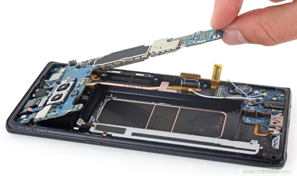 三星Note 8拆解，模塊化+分離式設(shè)計成趨勢？
