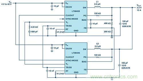 42 V、6 A（峰值7 A）、超低EMI輻射、高效率降壓型穩(wěn)壓器