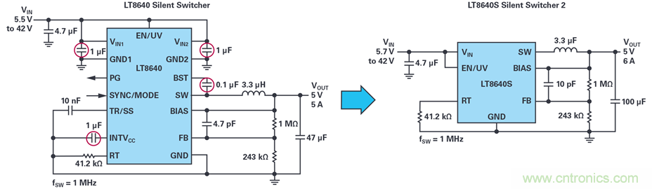 是否可以將低EMI電源安裝到擁擠的電路板上？