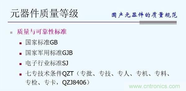 元器件應(yīng)用可靠性如何保證，都要學(xué)習(xí)航天經(jīng)驗(yàn)嗎？