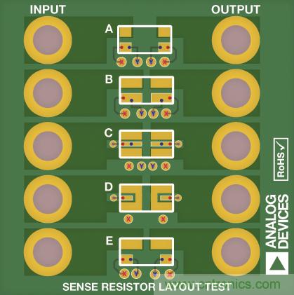 改進低值分流電阻的焊盤布局，優(yōu)化高電流檢測精度