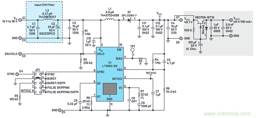 讓我們做一個超低噪聲、48 V、幻像麥克風電源怎么樣？