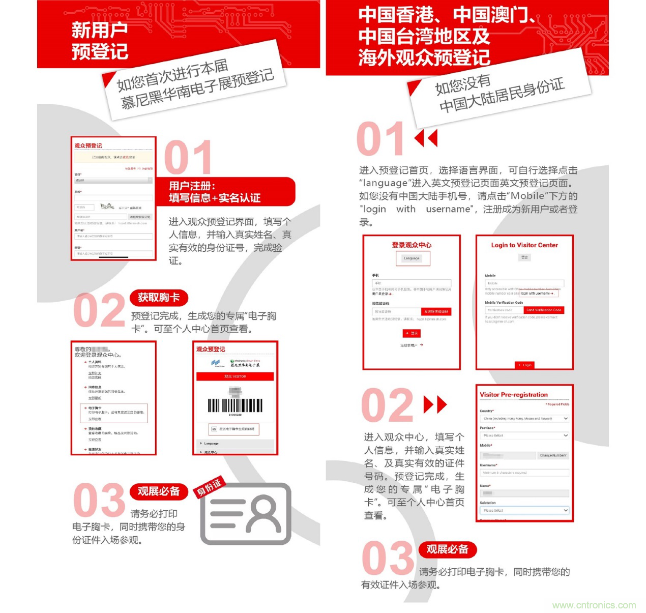 2020慕尼黑華南電子展觀眾預(yù)登記通道開啟！