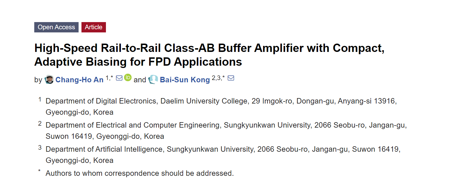 新型Class-AB緩沖放大器，適用于FPD應(yīng)用