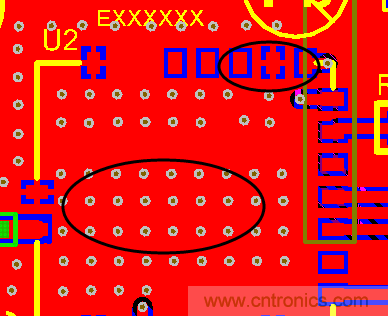 如何引腳接地十字焊盤(pán)，過(guò)孔完全接地?
