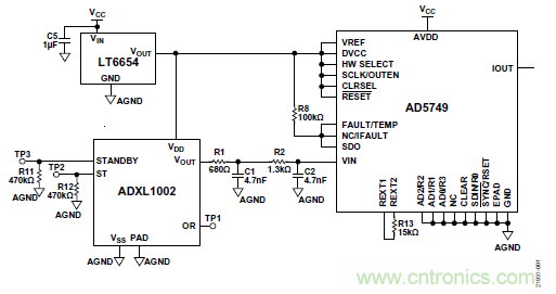 10kHz MEMS加速度計(jì)，提供4mA至20mA輸出，適合狀態(tài)監(jiān)控應(yīng)用