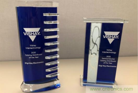 實(shí)現(xiàn)合作共贏！Digi-Key斬獲Vishay頒發(fā)的兩項(xiàng)大獎