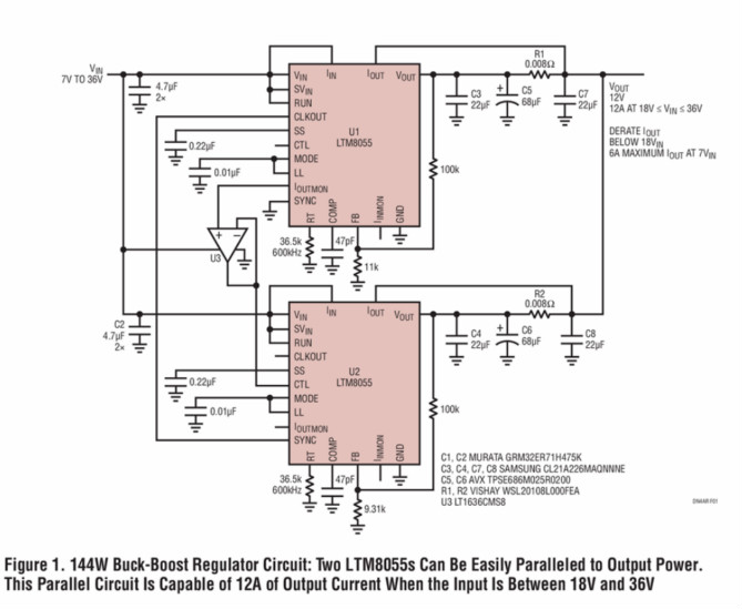 助你輕松并聯(lián)增加輸出功率，這款&mu;Module穩(wěn)壓器你愛了沒？