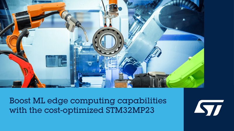 ST 推出 STM32MP23高性價比MPU，搭載兩個Arm Cortex-A35處理器核心