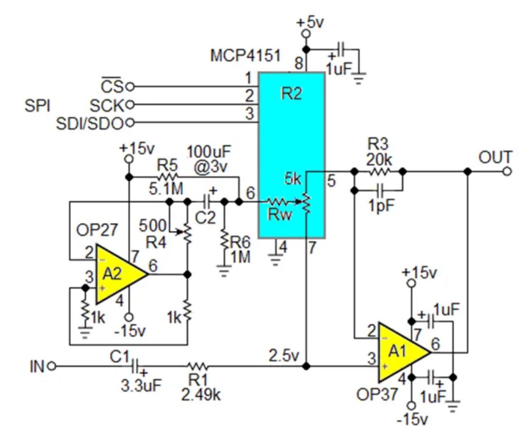 數(shù)字電位器能否代替電路中的機械電位器？