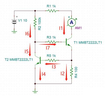 2個(gè)NPN三極管組成的恒流電路，如何工作？