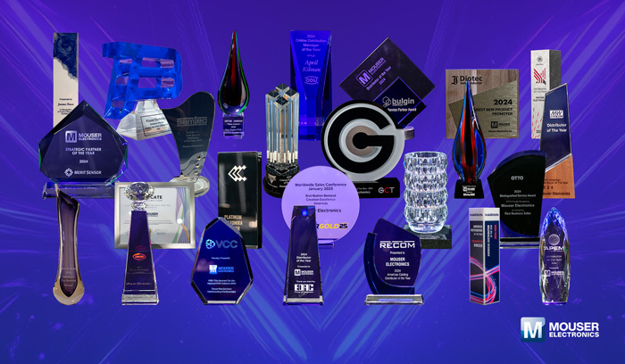 再創(chuàng)佳績(jī)！貿(mào)澤電子2024年狂攬全球制造商25+項(xiàng)頂尖代理大獎(jiǎng)