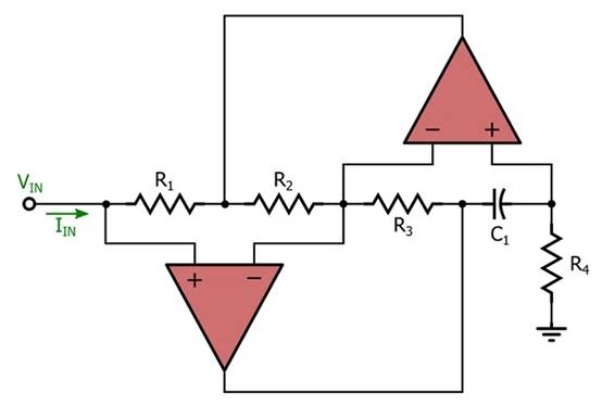 電感器輸出，運(yùn)算放大器輸入：二階有源濾波器簡(jiǎn)介