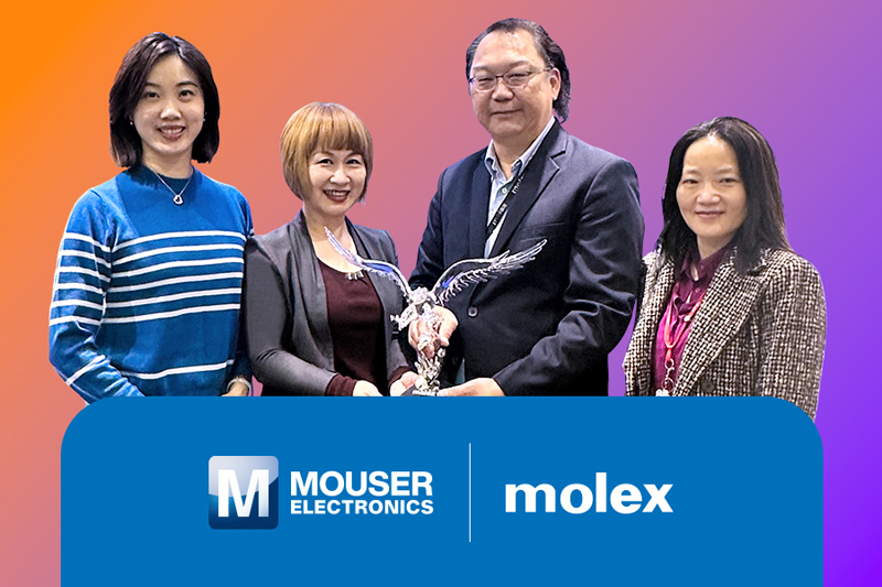 七連冠！貿(mào)澤電子蟬聯(lián)Molex亞太區(qū)年度電子目錄代理商大獎(jiǎng)
