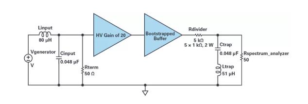 能否讓低壓放大器自舉來獲得高壓緩沖器？